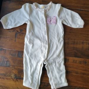 The Kids Source (TKS) 6-9 Month One-Piece Button up Off-white